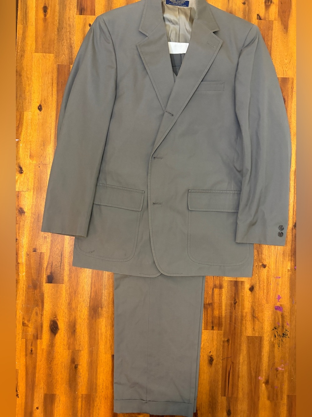 VTG Brooks Brothers greenTwo-Piece Men’s Suit Blazer & Trousers